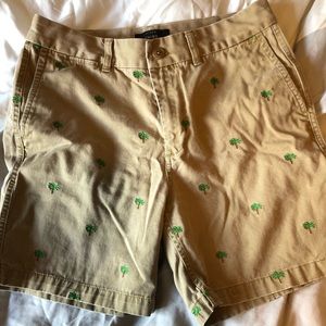 J. Crew khaki chino shorts